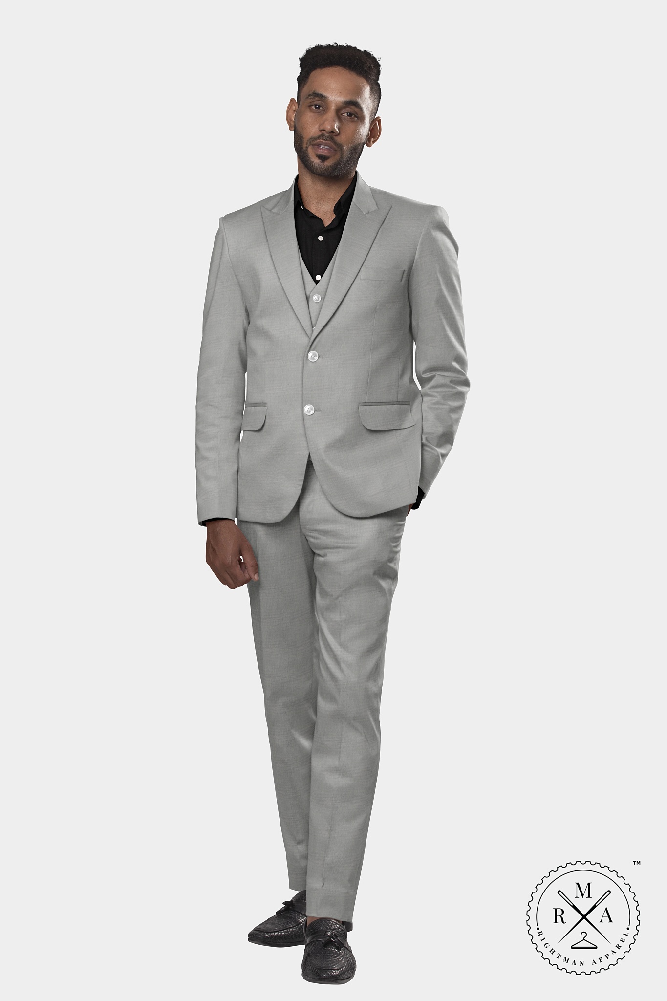 Celestial Off White Three Piece Suit SU239